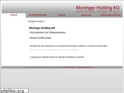 Sites similar to moninger-holdingag.de