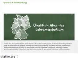 Sites similar to monitor-lehrerbildung.de