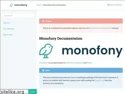 Sites similar to monofony.readthedocs.io
