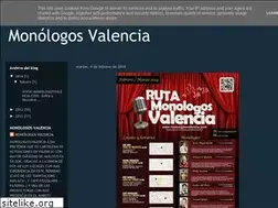 Sites similar to monologosvalencia.blogspot.com
