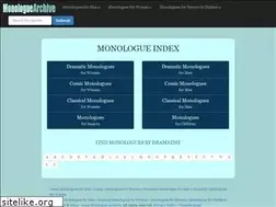 Sites similar to monologuearchive.com