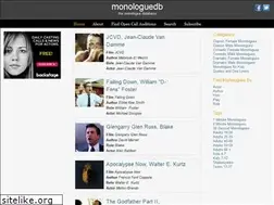 Sites similar to monologuedb.com