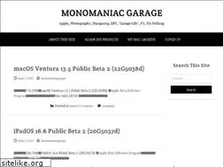 Sites similar to monomaniacgarage.com