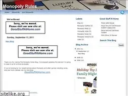 Sites similar to monopolyrules.blogspot.com