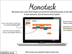 Sites similar to monotask.com