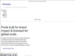Sites similar to monotype.com