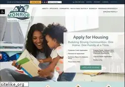 Sites similar to monroehousing.com
