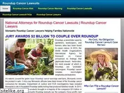 Sites similar to monsantoroundupcancerlawsuit.com