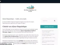 Sites similar to monsejourlinguistique.com