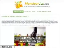 Sites similar to monsieurjus.com
