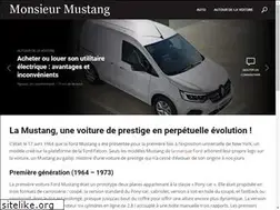 Sites similar to monsieurmustang.com