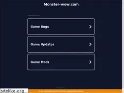 Sites similar to monster-wow.com
