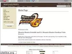 Sites similar to monsterhunter.wikidot.com