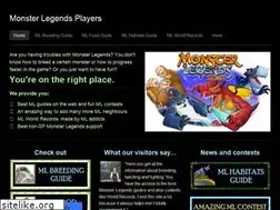 Sites similar to monsterlegendsplayers.weebly.com