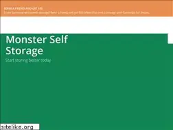 Sites similar to monsterselfstorage.com