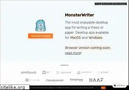 Sites similar to monsterwriter.app