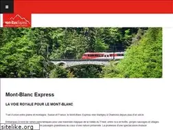 Sites similar to mont-blanc-express.com