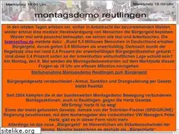 Sites similar to montagsdemo-reutlingen.de
