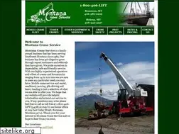 Sites similar to montanacraneservice.com