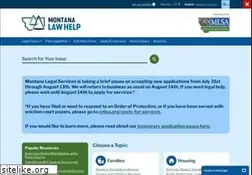 Sites similar to montanalawhelp.org