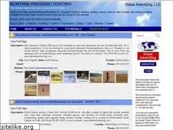 Sites similar to montanapheasanthunting.net