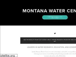 Sites similar to montanawatercenter.org