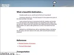 Sites similar to montauktheend.com