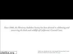 Sites similar to montereyaudubon.org