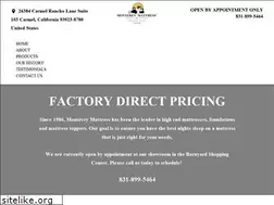 Sites similar to montereymattress.com