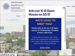 Sites similar to montessoriacademyofcolorado.org