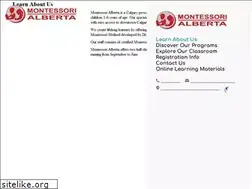 Sites similar to montessorialberta.com