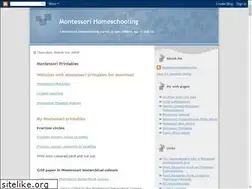 Sites similar to montessorihomeschooling.blogspot.com