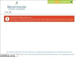 Sites similar to montessoriprivateacademy.com