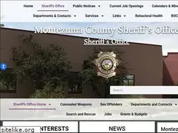 Sites similar to montezumasheriff.org