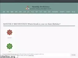 Sites similar to monthlybirthstones.com