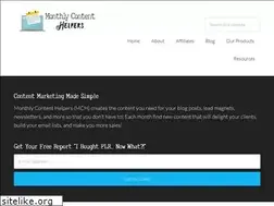 Sites similar to monthlycontenthelpers.com