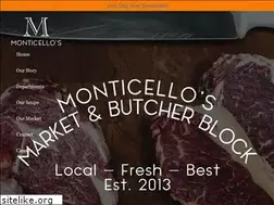 Sites similar to monticellosmarket.com