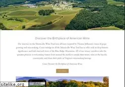 Sites similar to monticellowinetrail.com