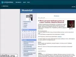 Sites similar to montreal.livejournal.com