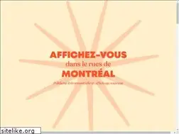 Sites similar to montrealaffichage.com