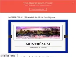 Sites similar to montrealartificialintelligence.com