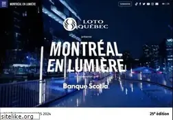 Sites similar to montrealenlumiere.com