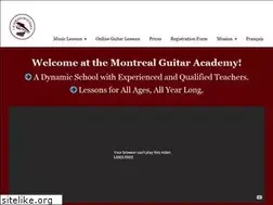 Sites similar to montrealguitaracademy.ca