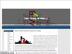 Sites similar to montrealonrails.com
