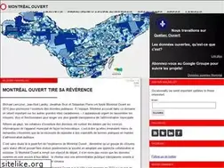 Sites similar to montrealouvert.net