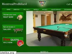 Sites similar to montrealprobillard.com