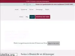 Sites similar to montrealsoinsadomicile.ca