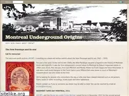 Sites similar to montrealundergroundorigins.ca