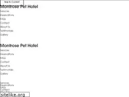 Sites similar to montrosepethotel.com