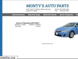 Sites similar to montysautoparts.com
